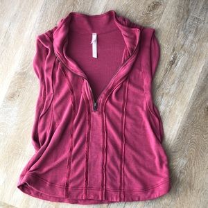 Free People “Just like That” Half-Zip Pullover